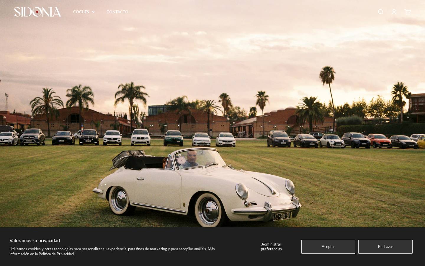 sidoniagarage.com homepage screenshot