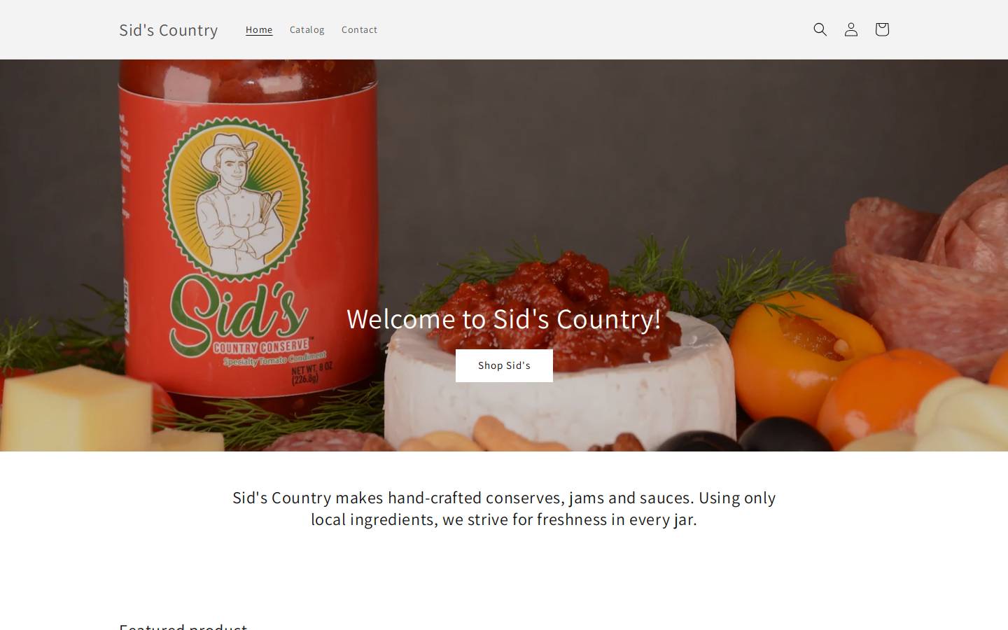 sidscountry.com homepage screenshot