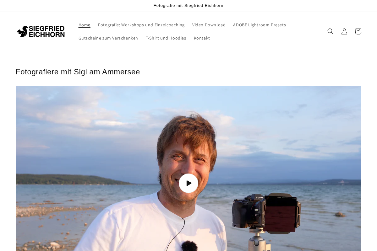 Siegfried Eichhorn homepage screenshot