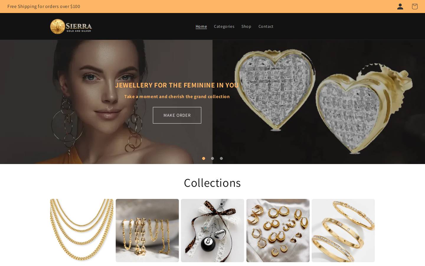 sierrajewelryinc.com homepage screenshot