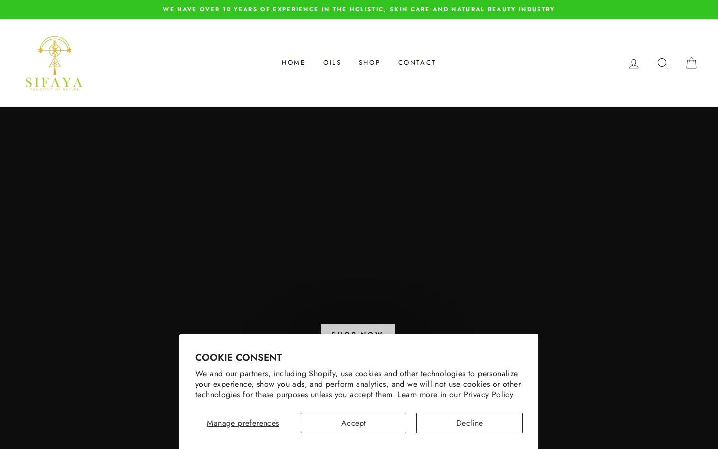 sifaya.com homepage screenshot