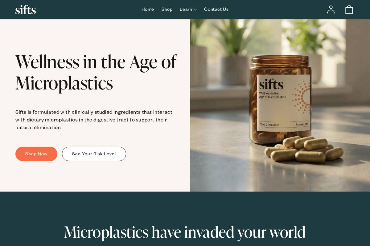 sifts.co homepage screenshot