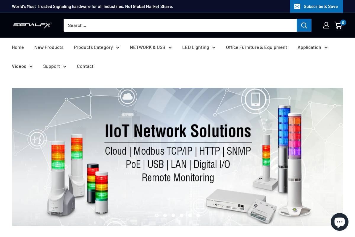 SignalFx homepage screenshot
