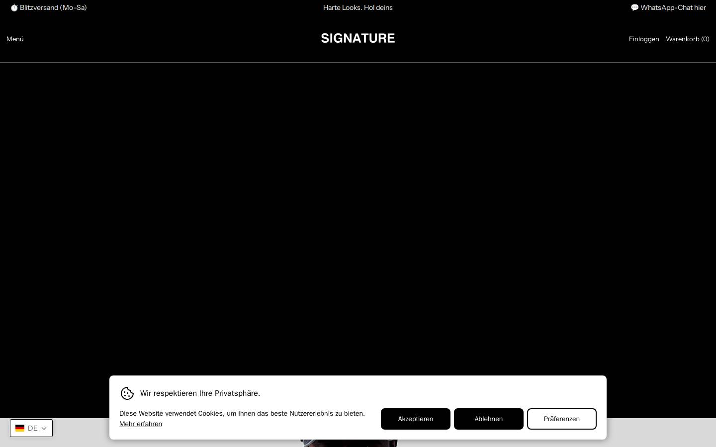 Signature Essentials Studios homepage screenshot