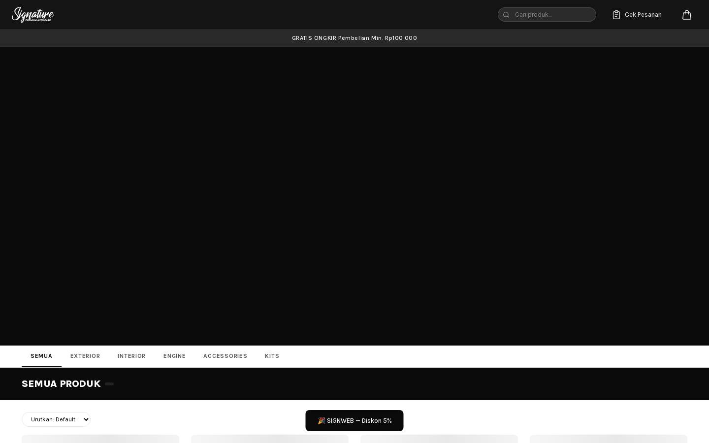 signatureautocareid.com homepage screenshot