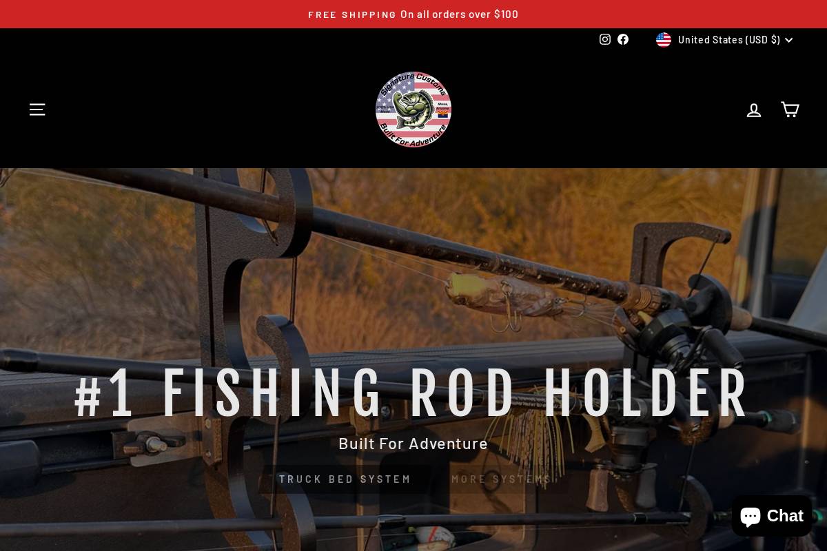 signaturecustoms24.com homepage screenshot