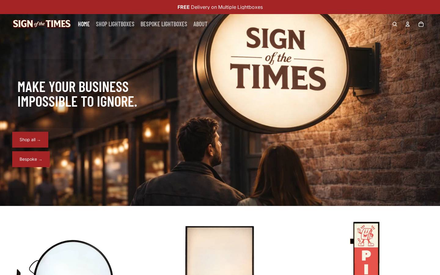 signofthetimes.shop homepage screenshot