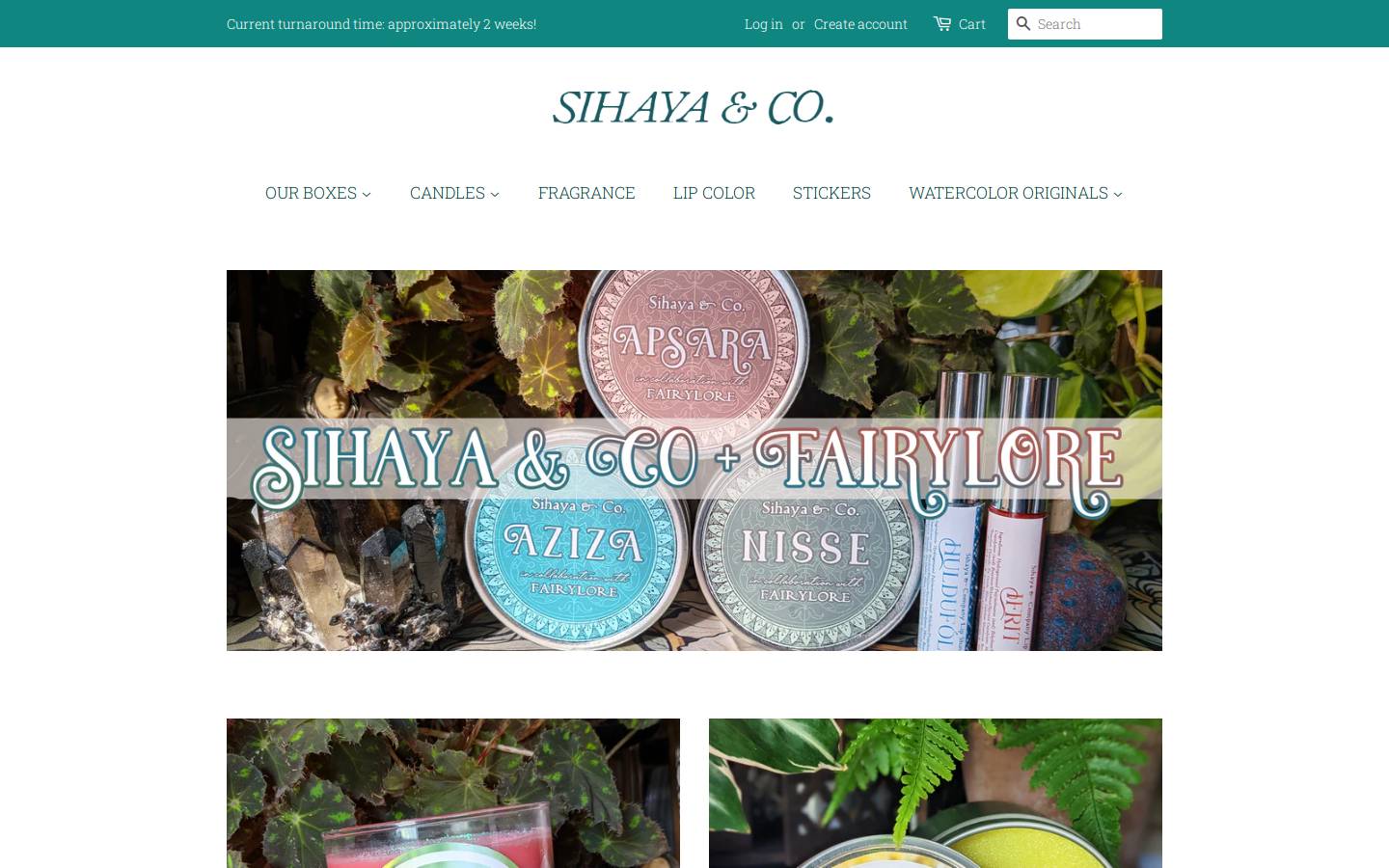 sihayaandcompany.com homepage screenshot