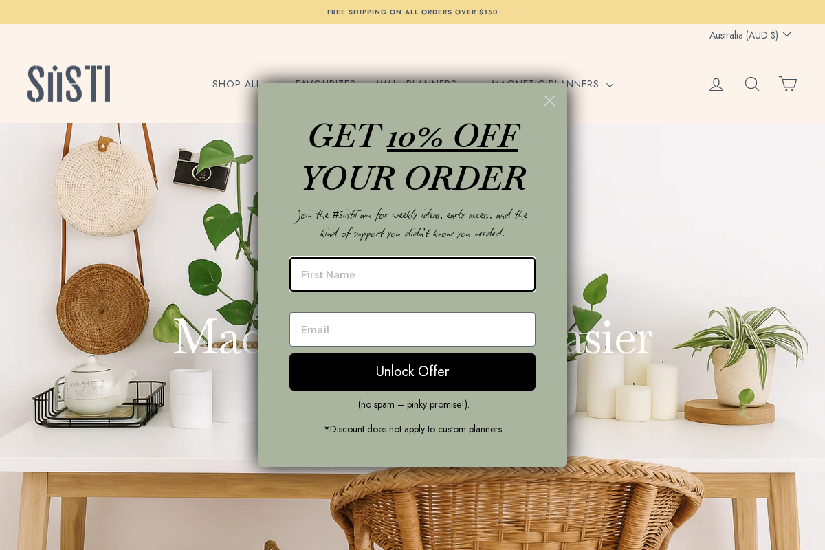 Siisti homepage screenshot