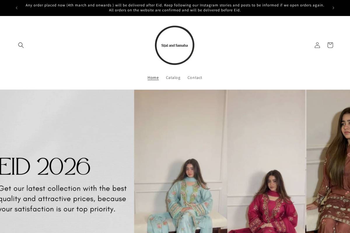 sijalandsamaha.pk homepage screenshot