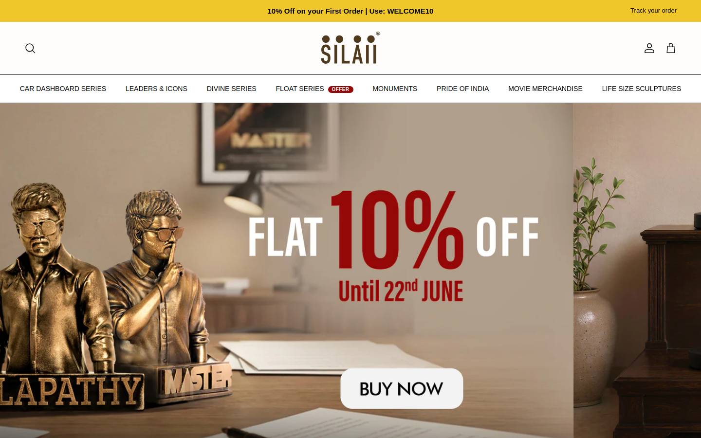 silaii.com homepage screenshot