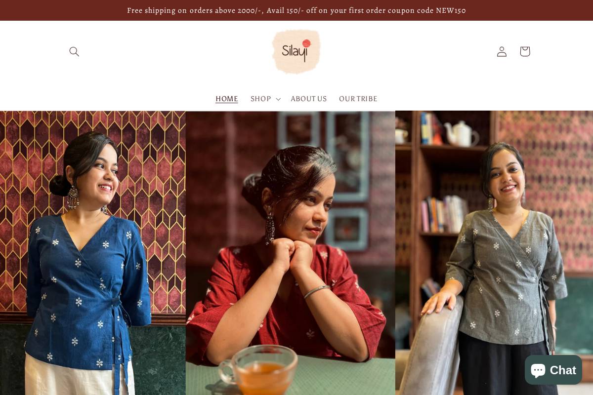 silayi.in homepage screenshot