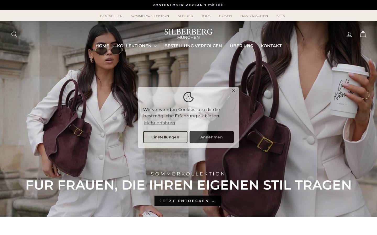 Silberbergofficial homepage screenshot