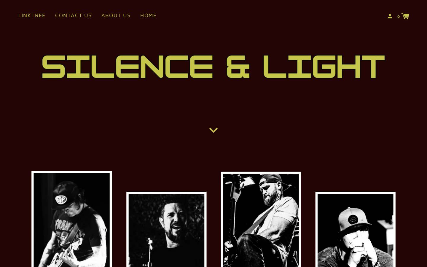 silenceandlightmusic.com homepage screenshot