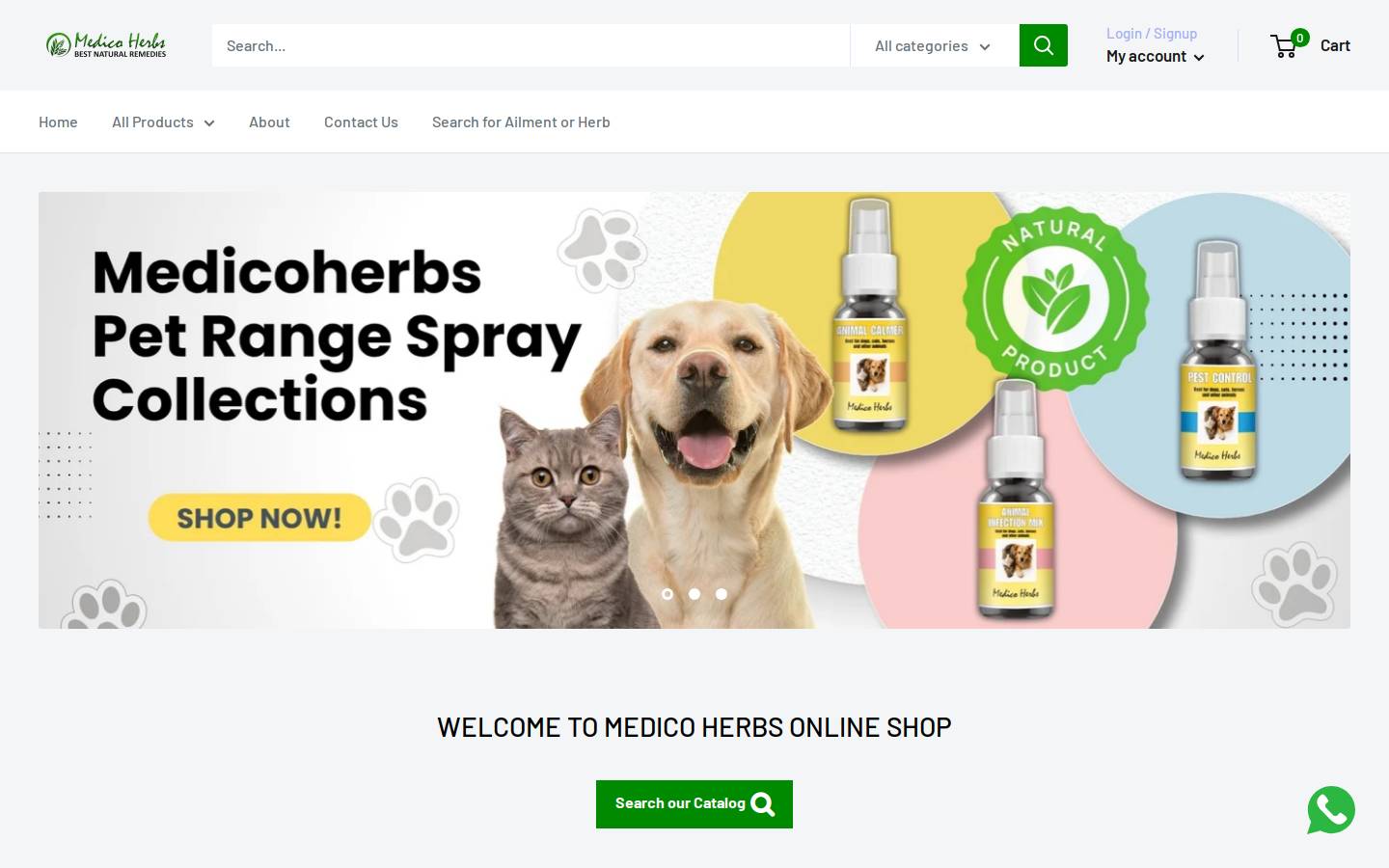 silene.co.za homepage screenshot