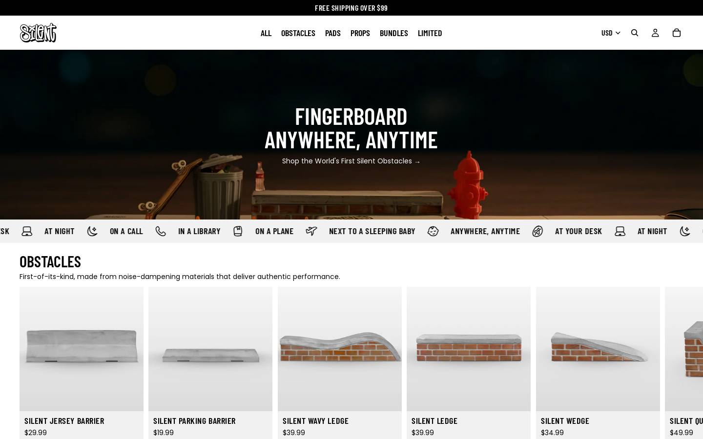 silentobjects.com homepage screenshot