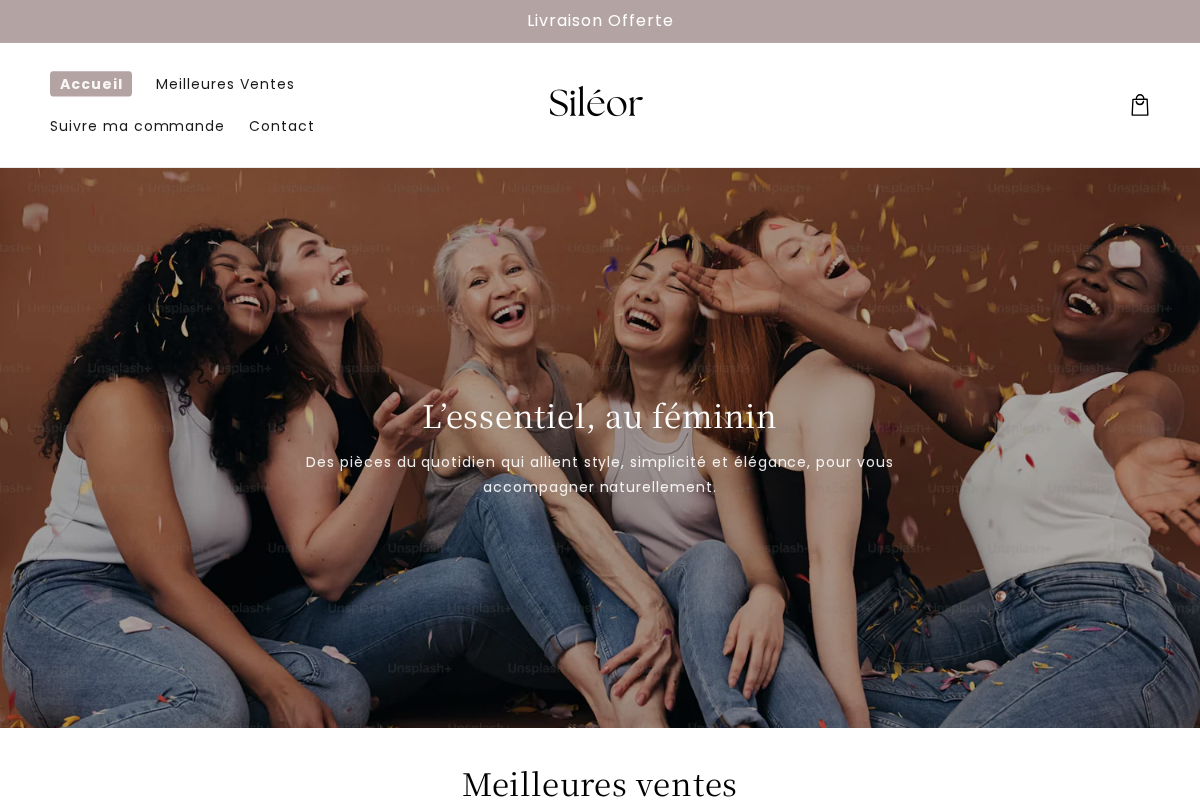 Sileor homepage screenshot