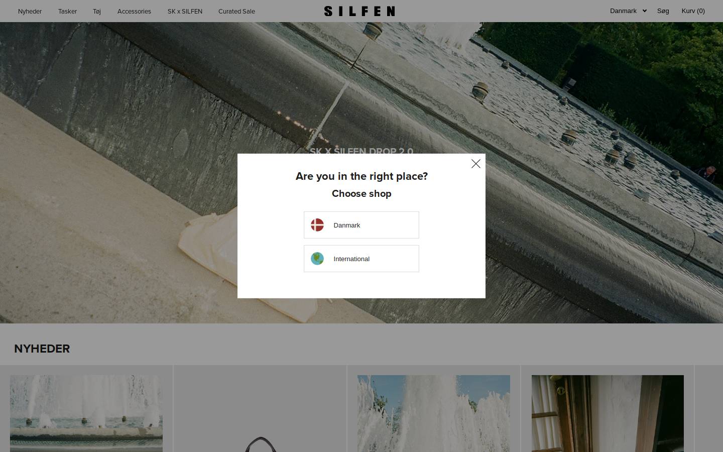 Silfen Studio homepage screenshot