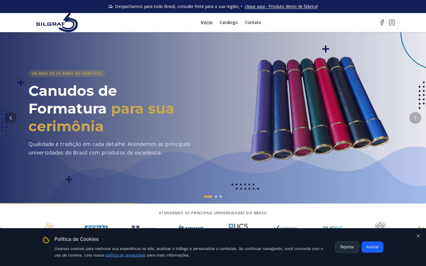 silgraf.com.br homepage screenshot
