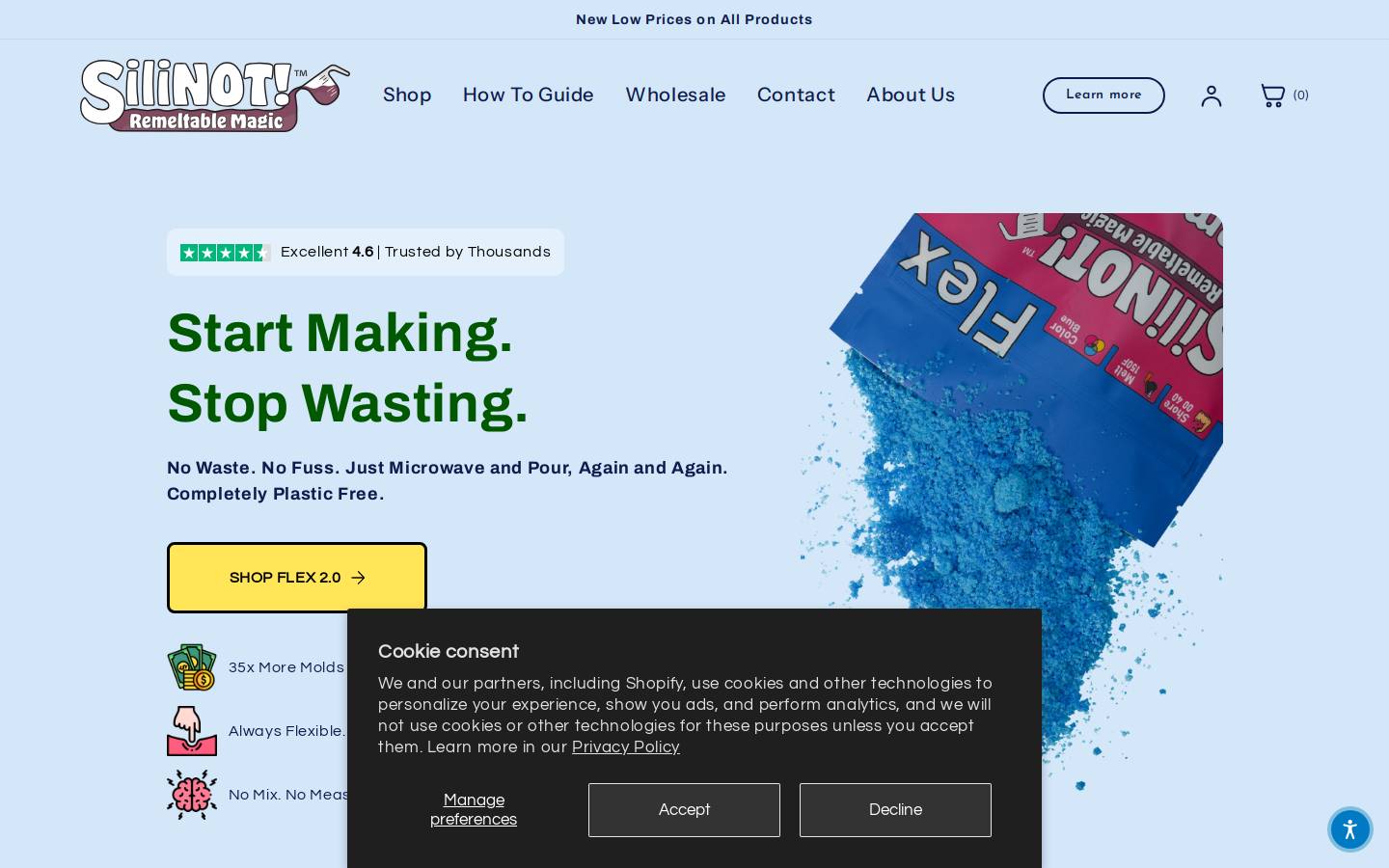 silinot.com homepage screenshot