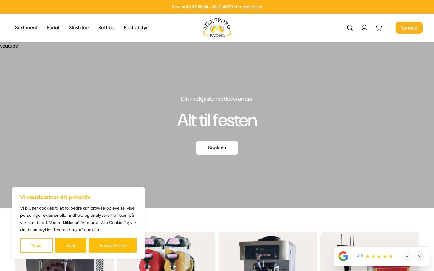 Silkeborgfadoel homepage screenshot