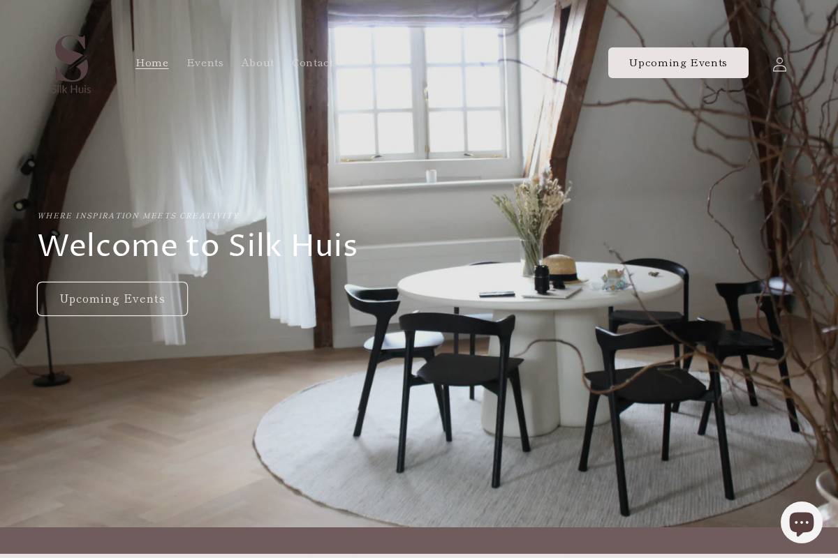 silkhuis.com homepage screenshot