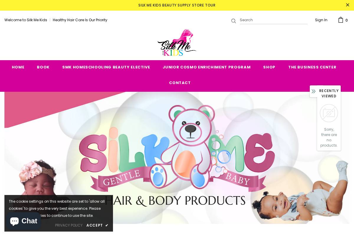 silkmekids.org homepage screenshot