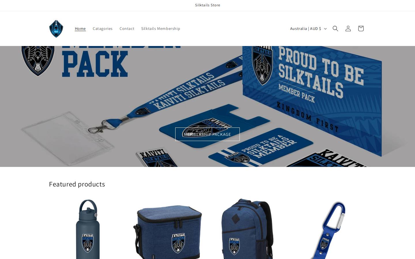 silktails.store homepage screenshot