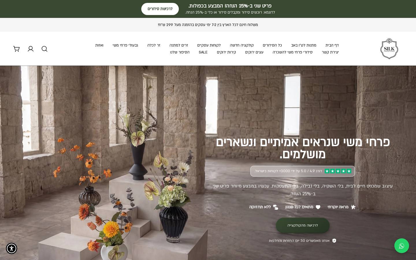 silktelaviv.com homepage screenshot