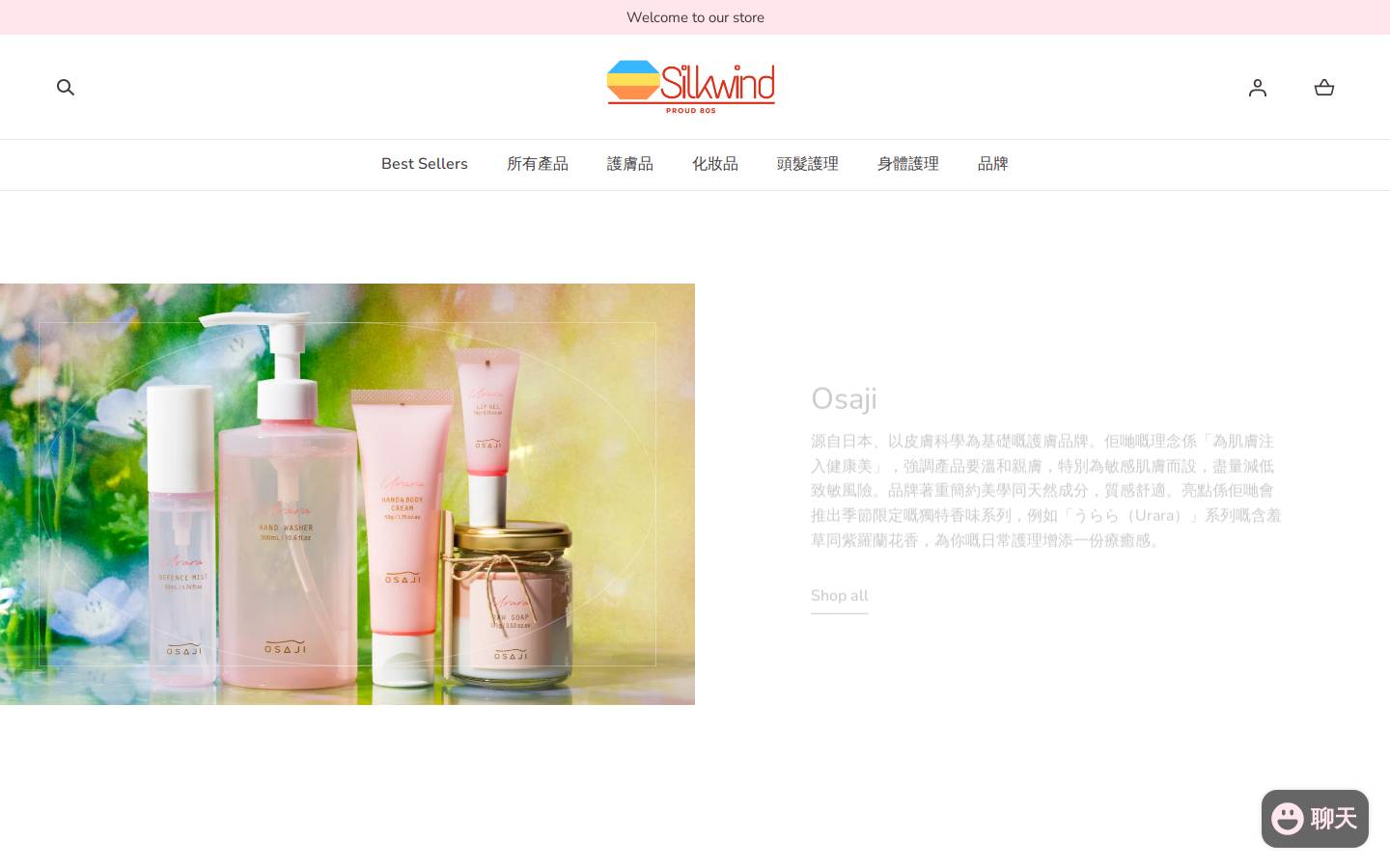 silkwind.com homepage screenshot