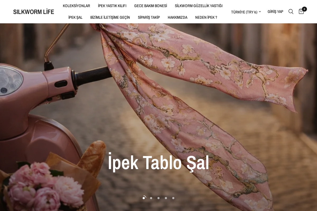 SILKWORM LİFE homepage screenshot
