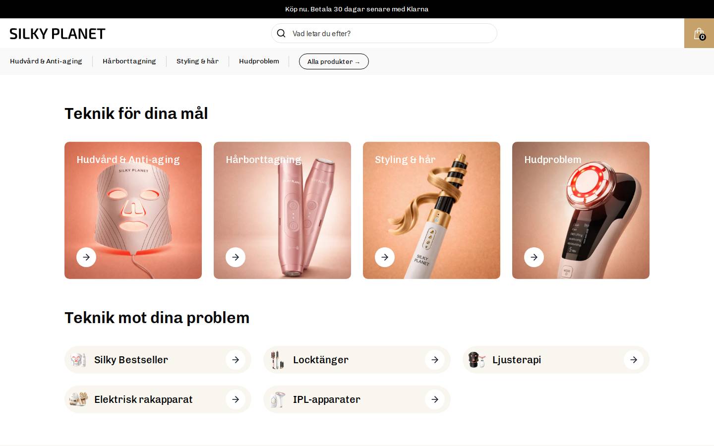 Silkyplanet homepage screenshot
