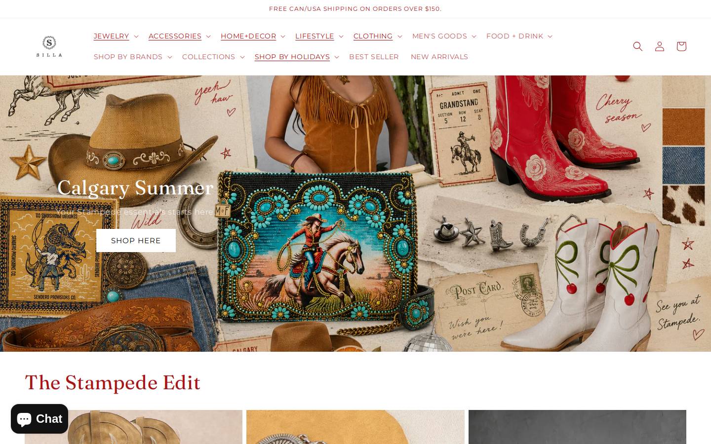 silladesigns.com homepage screenshot