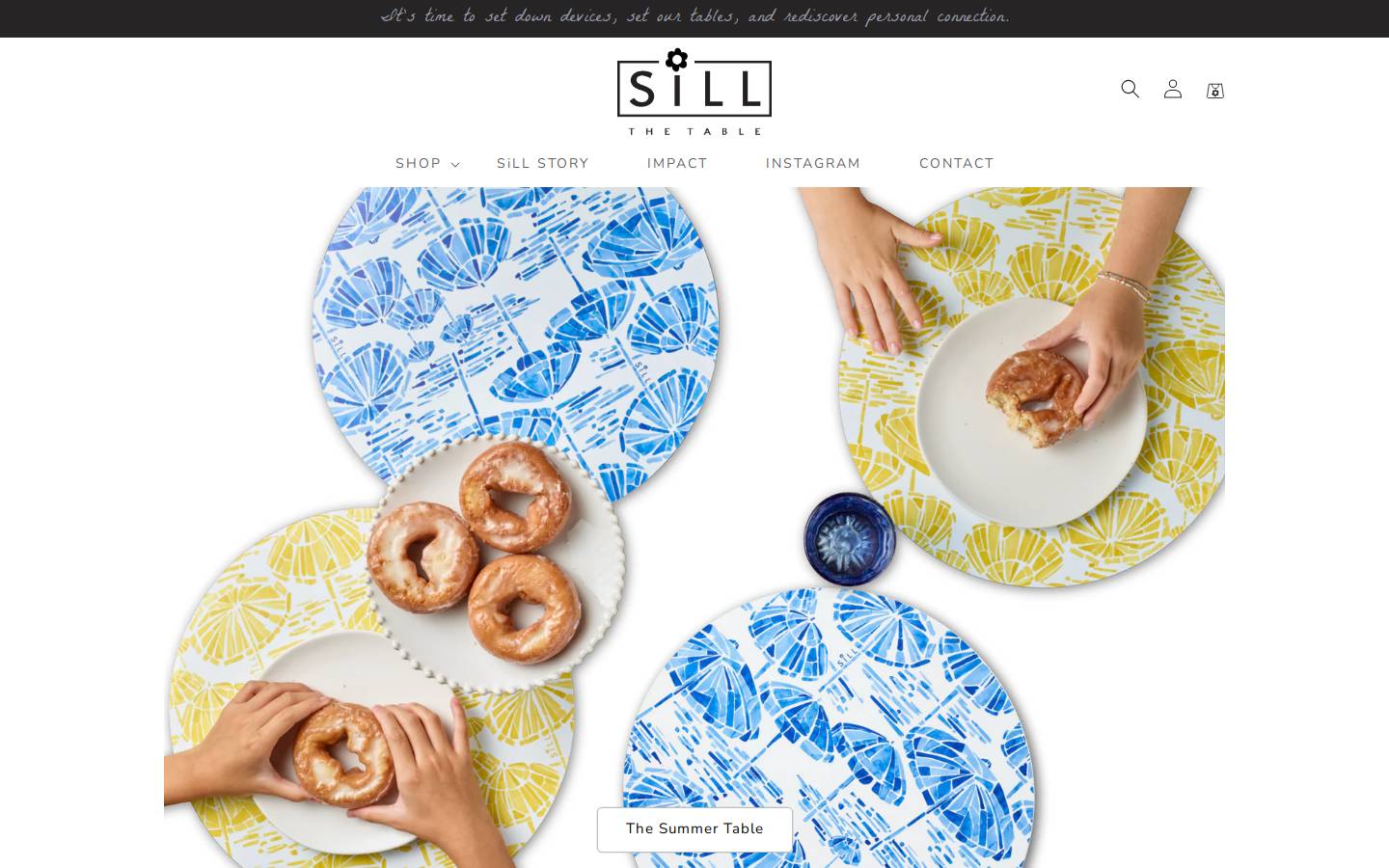 sillthetable.com homepage screenshot