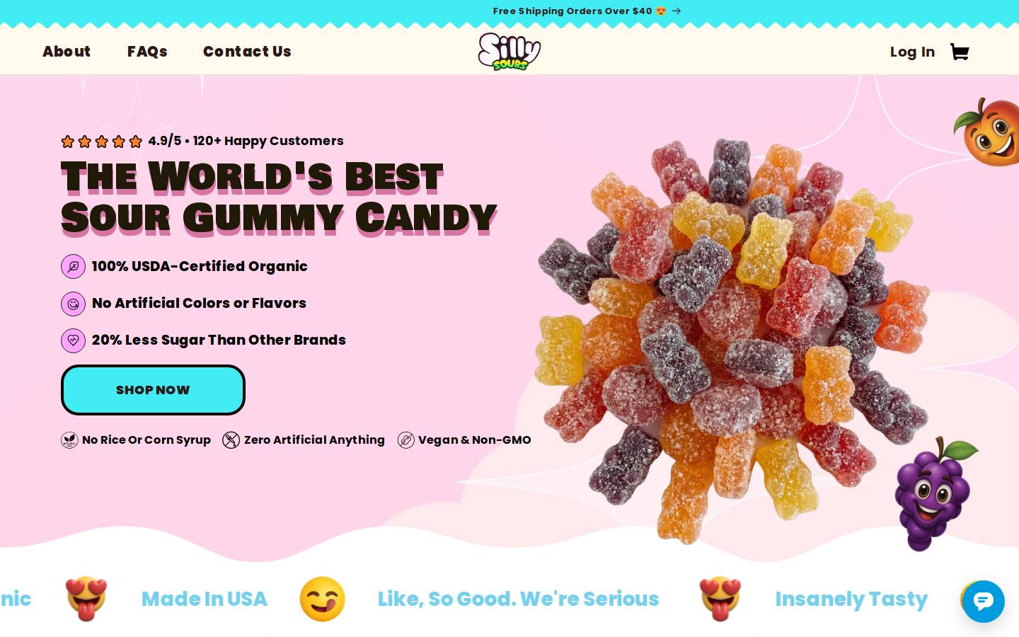sillysours.com homepage screenshot