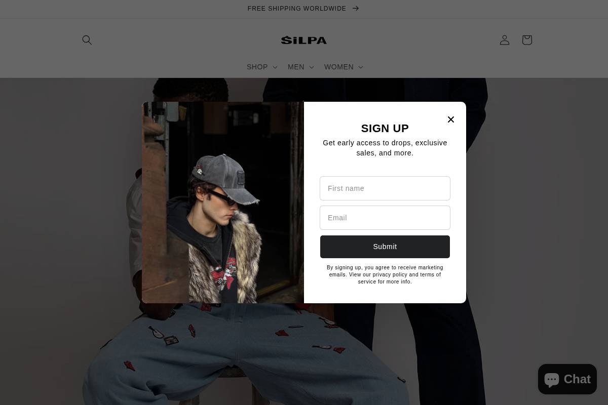 silpaclo.com homepage screenshot