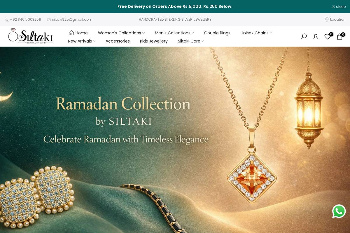 siltaki.com homepage screenshot