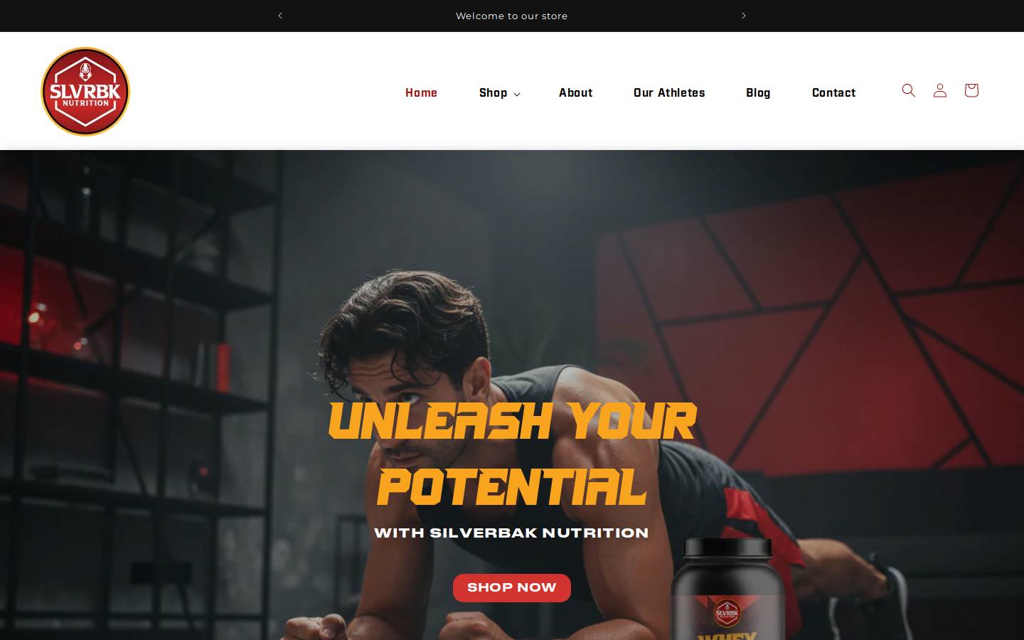 silverbaknutrition.com homepage screenshot