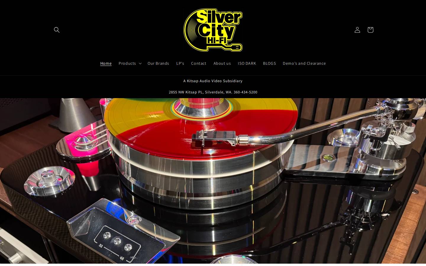 silvercityhifi.com homepage screenshot