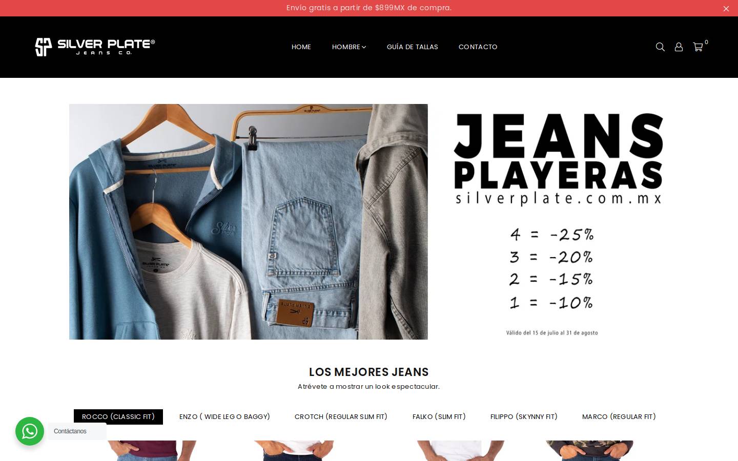silverplate.com.mx homepage screenshot