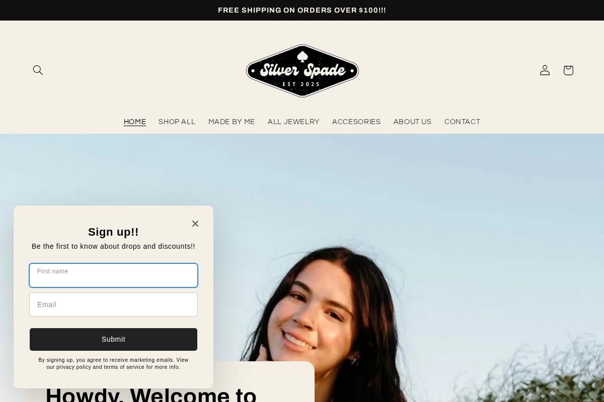 silverspadeco.com homepage screenshot