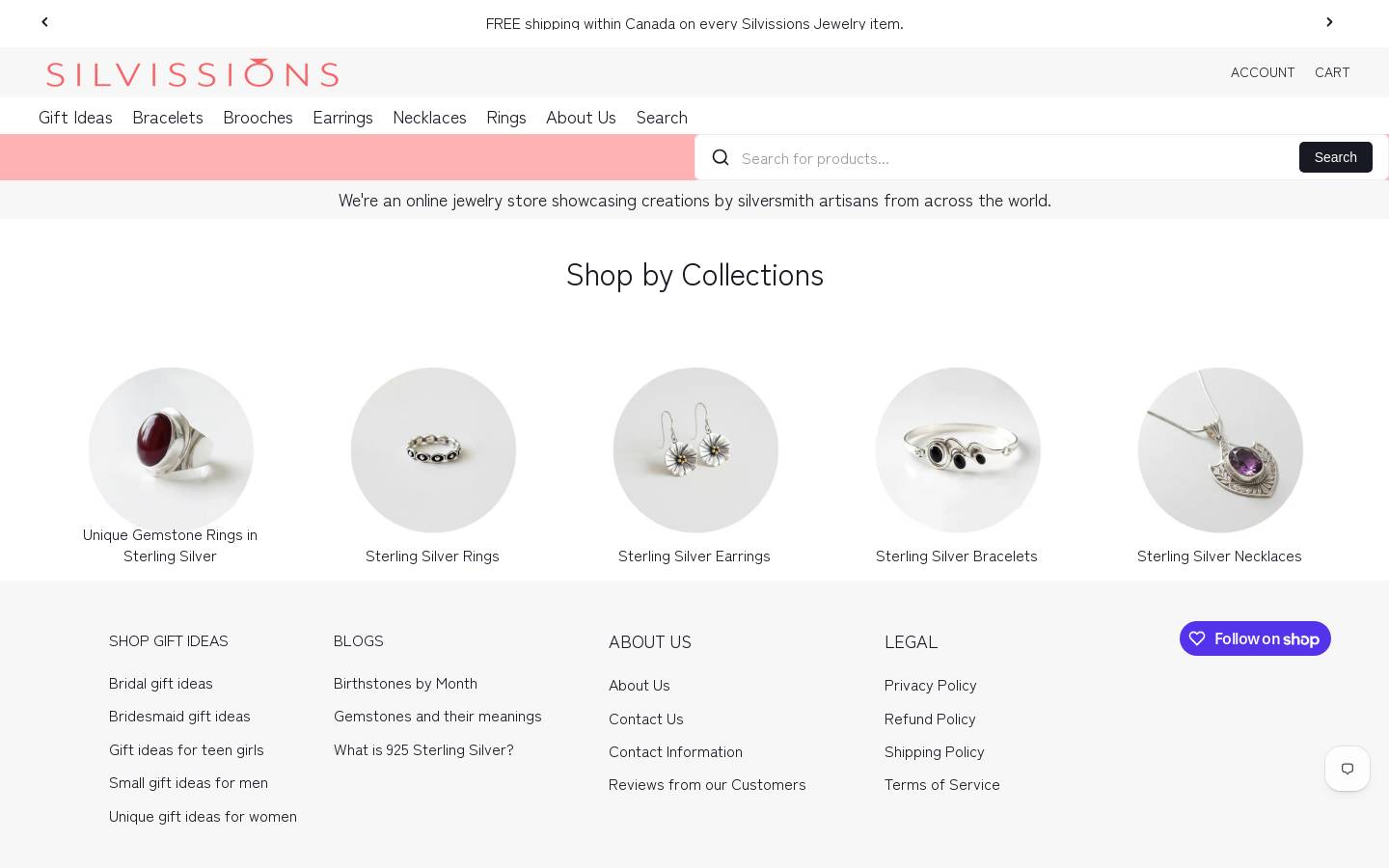 silvissions.com homepage screenshot