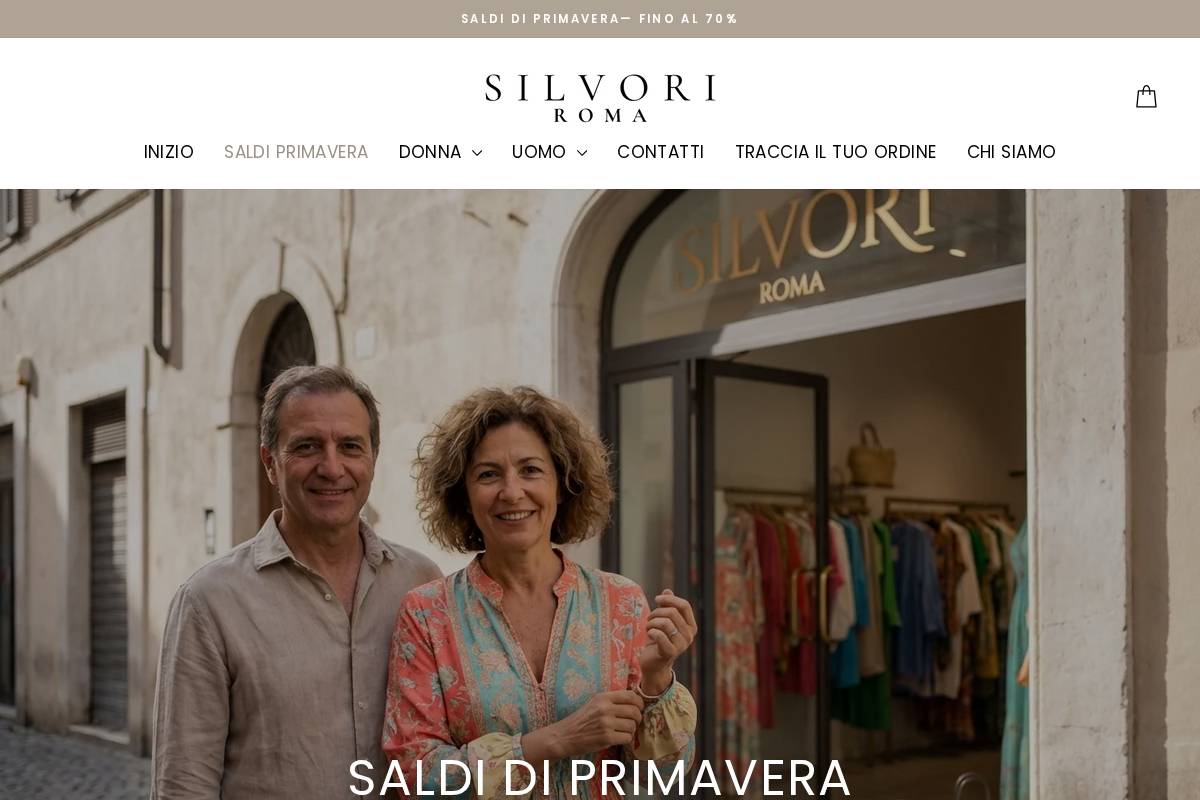 Silvoriroma homepage screenshot