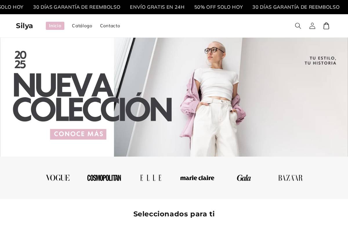 silyanature.com homepage screenshot