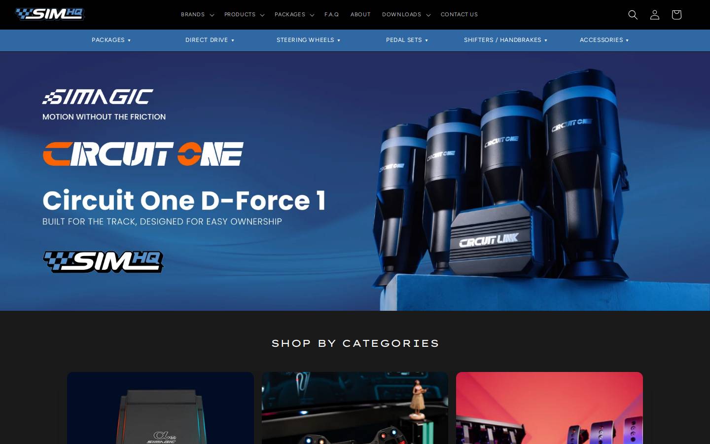 simhq.com homepage screenshot