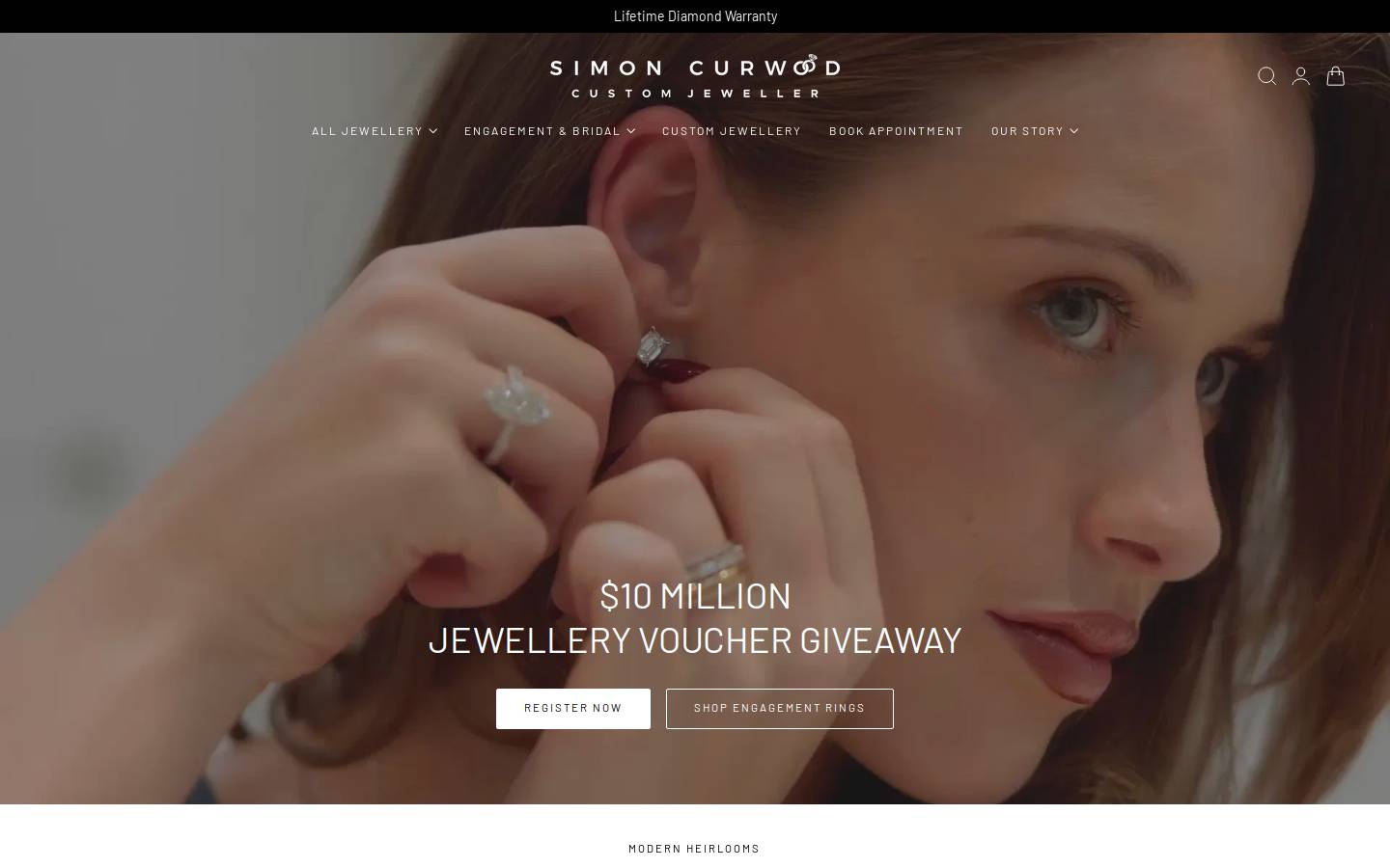 simoncurwood.com.au homepage screenshot
