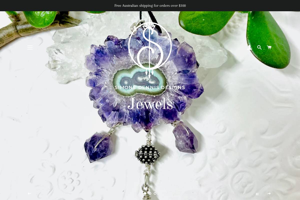 simonedennisdesigns.com homepage screenshot