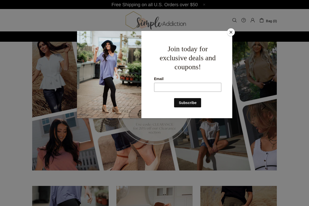 simpleaddiction.com homepage screenshot