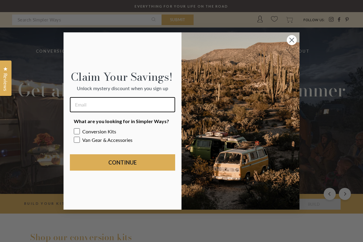 Simpler Ways homepage screenshot