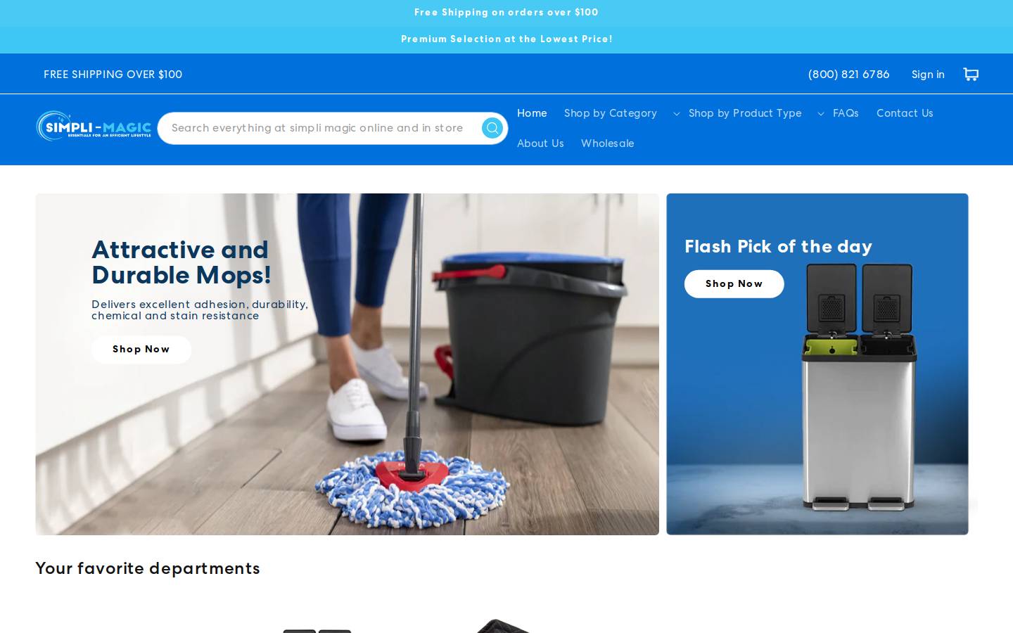 simplimagic.com homepage screenshot